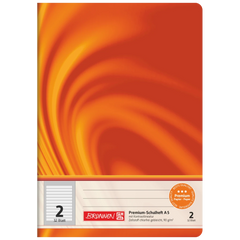 Schulheft Premium Vivendi | A5, Lineatur 2, 32 Blatt, orange