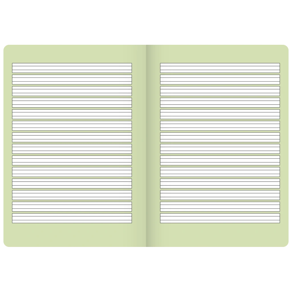 Schulheft Premium Vivendi | A5, Lineatur 2, 16 Blatt, orange