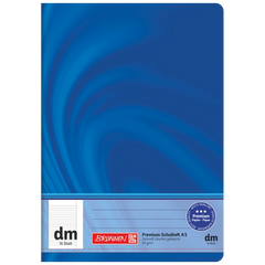 Schulheft Premium Vivendi | A5, Lineatur dm, 16 Blatt, blau