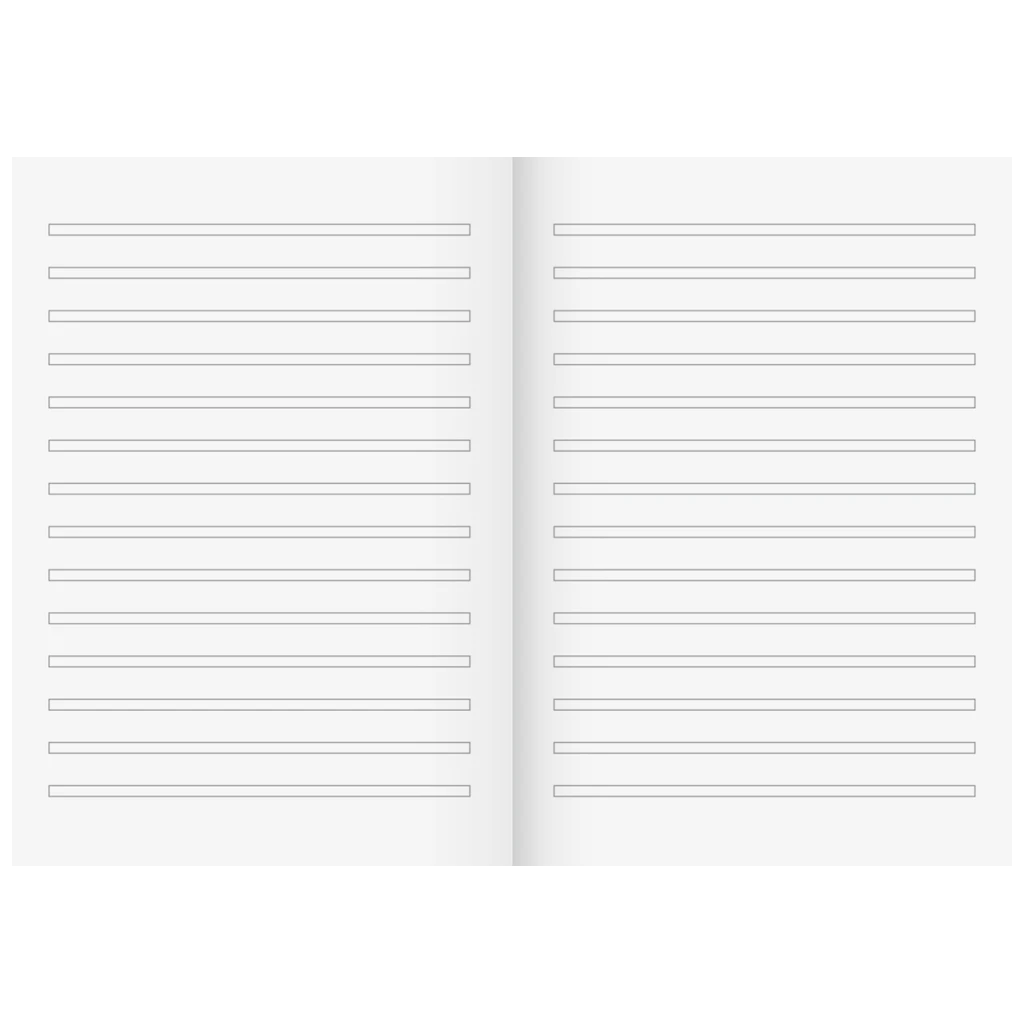 Schulheft | A5, Lineatur 3, 16 Blatt, mehrfarbig