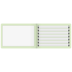 Geschichtenheft | A5 quer, Lineatur 1G, 16 Blatt, grün