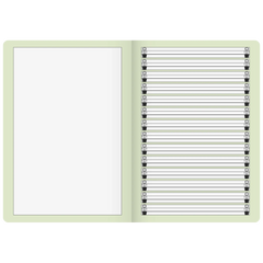 Geschichtenheft | A5, Lineatur 2G, 16 Blatt, grün