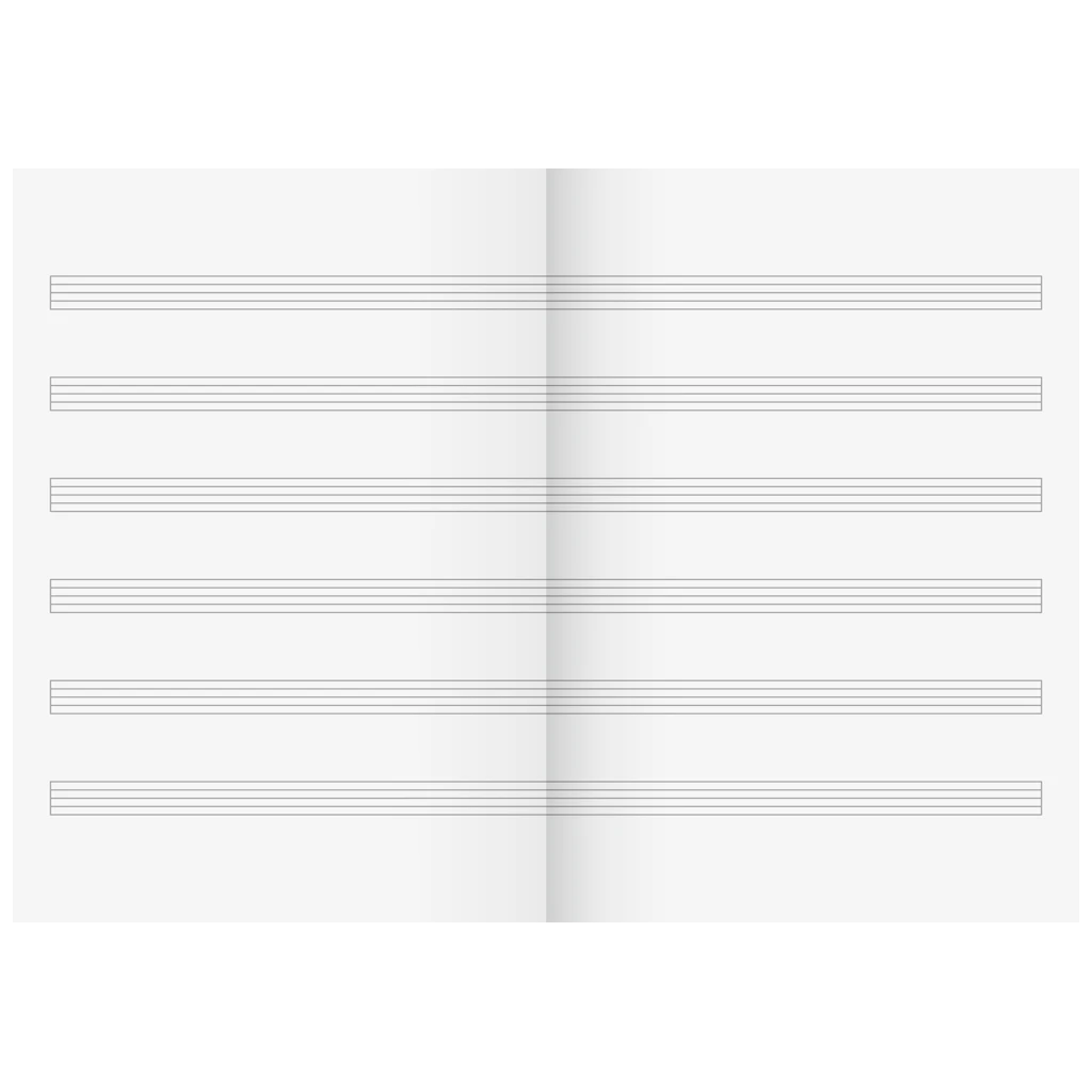 Notenheft | A5, Lineatur 14, 16 Blatt, sortiert