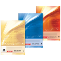 Notenheft | A5, Lineatur 14, 16 Blatt, sortiert