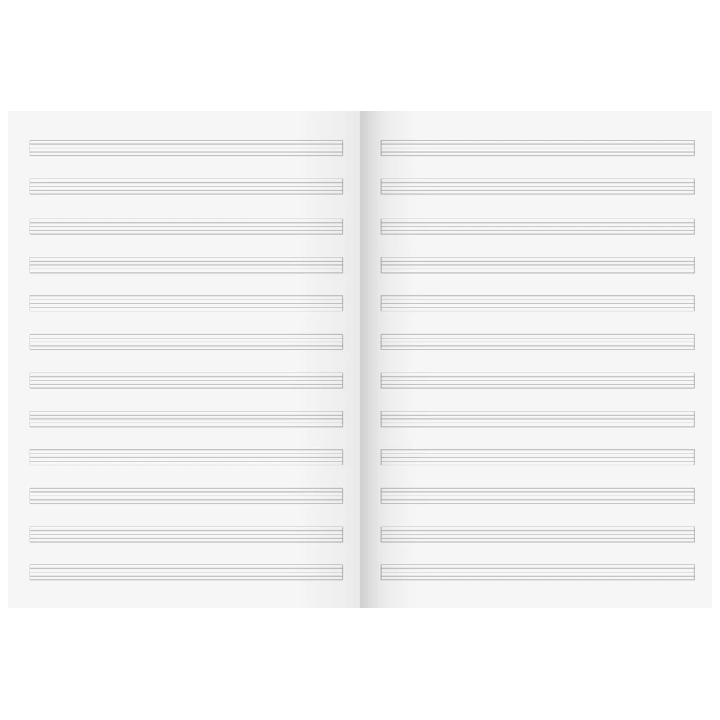 Notenheft | A4, Lineatur 14, 8 Blatt, sortiert