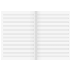 Notenheft Recycling | A4, Lineatur 14, 8 Blatt, grün/grau