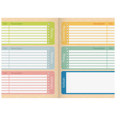 Hausaufgabenheft „Grundschule“ | A5, 48 Blatt, sortiert