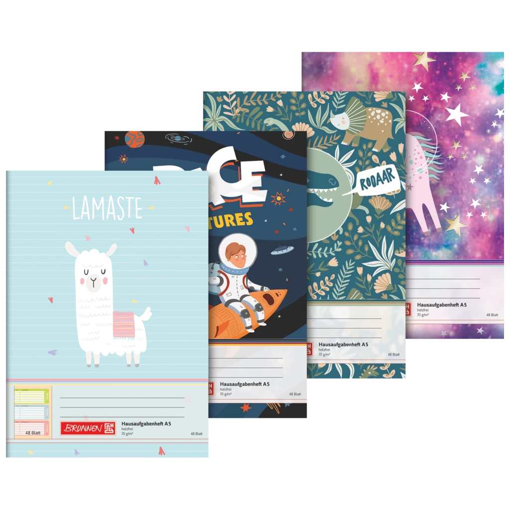 Hausaufgabenheft „Grundschule“ | A5, 48 Blatt, sortiert