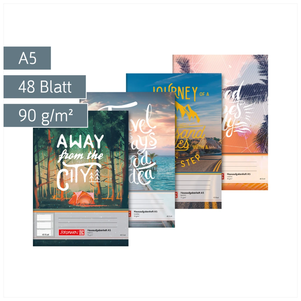 Hausaufgabenheft „Boys“ | A5, 48 Blatt, sortiert