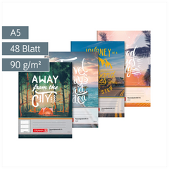 Hausaufgabenheft „Boys“ | A5, 48 Blatt, sortiert