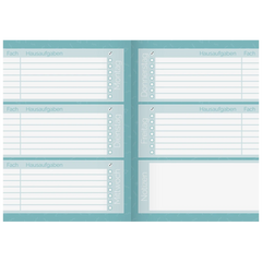 Hausaufgabenheft „Boys“ | A5, 48 Blatt, sortiert