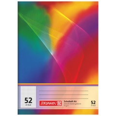 Schulheft | A6, Lineatur 52, 24 Blatt, mehrfarbig