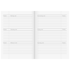 Hausaufgabenheft | A6, 24 Blatt, grün