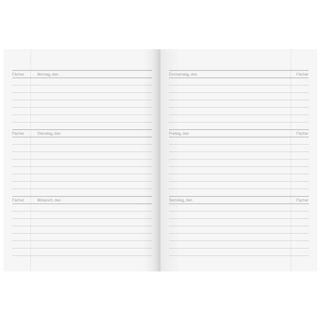 Hausaufgabenheft | A5, 24 Blatt, grün