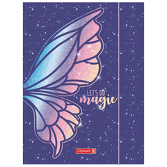 Sammelmappe Magic Butterfly | A3, Füllhöhe: 10 mm, rosarot/lila