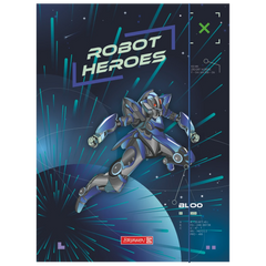 Sammelmappe Robot Heroes für A3 | A3, Füllhöhe: 10 mm, dunkelblau