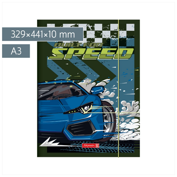 Sammelmappe Fast Wheels | A3, Füllhöhe: 10 mm