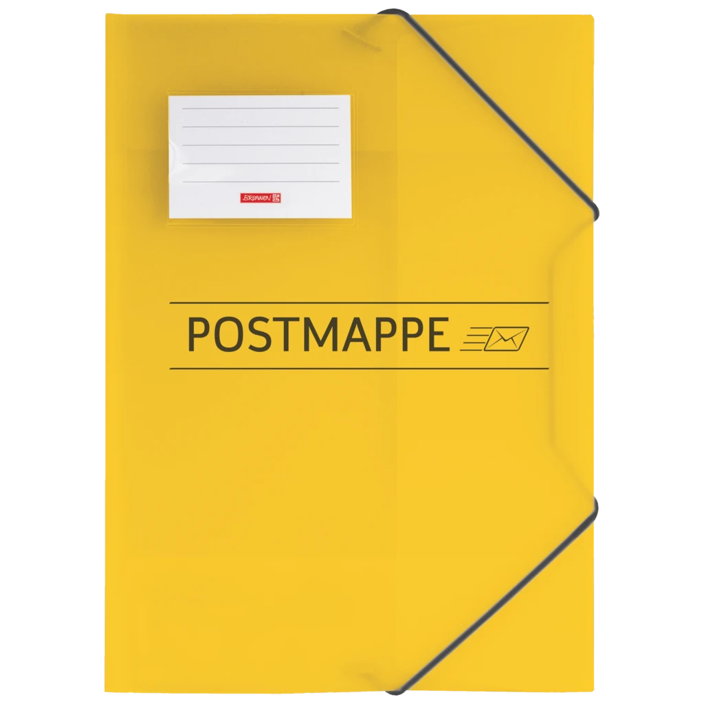 Postmappe | A4, Füllhöhe: 10 mm, gelb