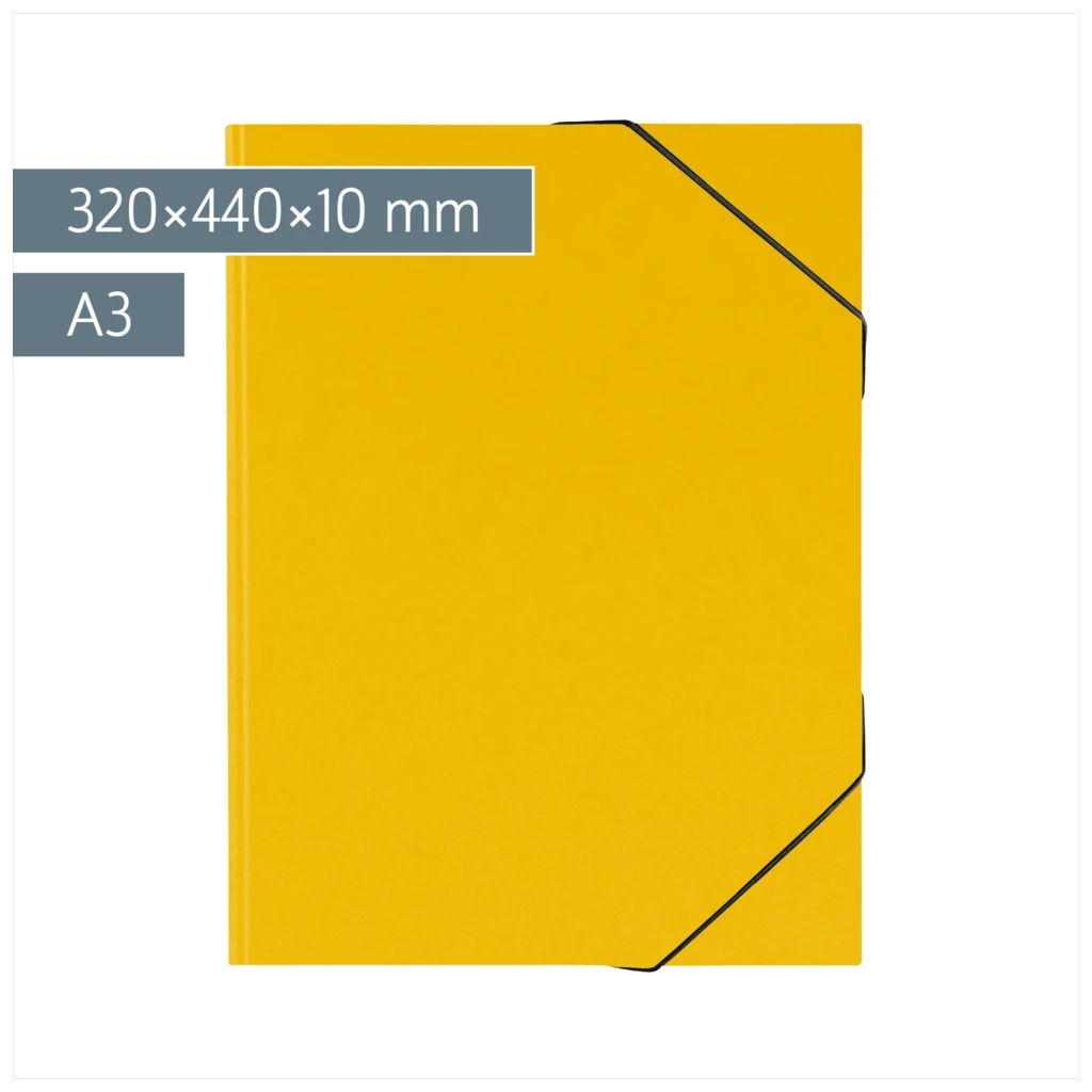 Sammelmappe FACT!plus | A3, Füllhöhe: 10 mm, gelb
