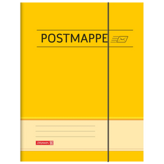 Postmappe | A4, Füllhöhe: 16 mm, gelb
