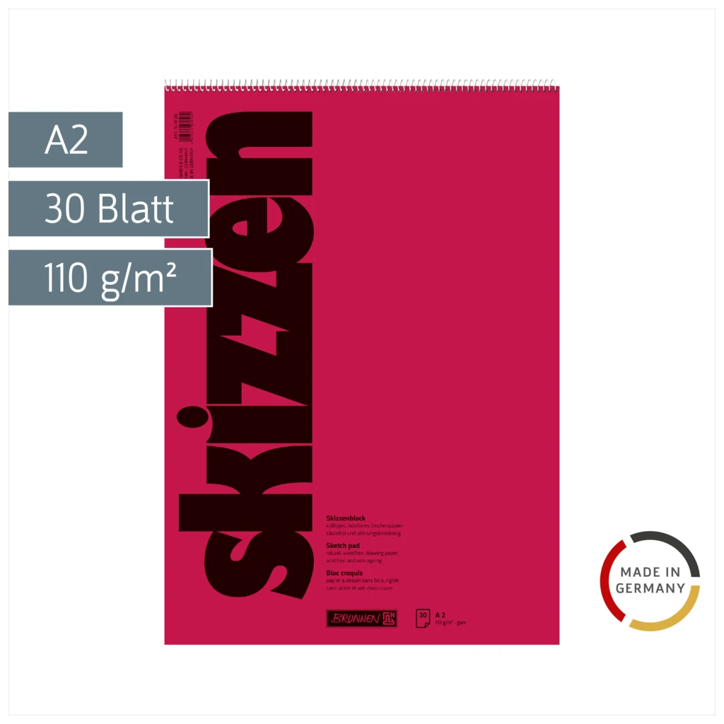 Skizzenblock | A2, 30 Blatt