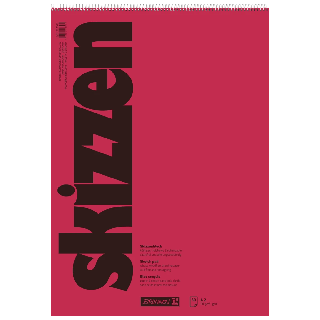 Skizzenblock | A2, 30 Blatt