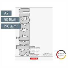 Skizzenblock | A2, 50 Blatt