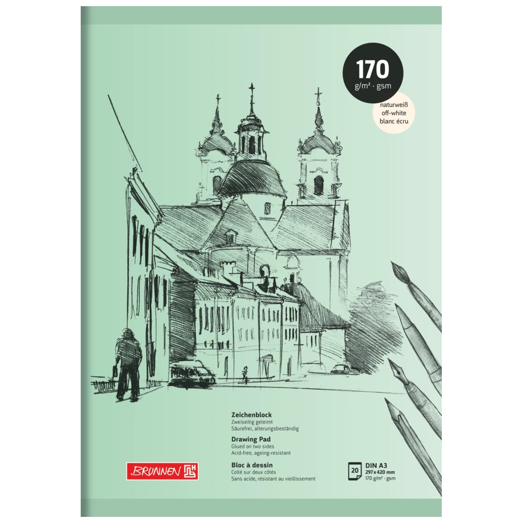 Zeichenblock | A3, 20 Blatt