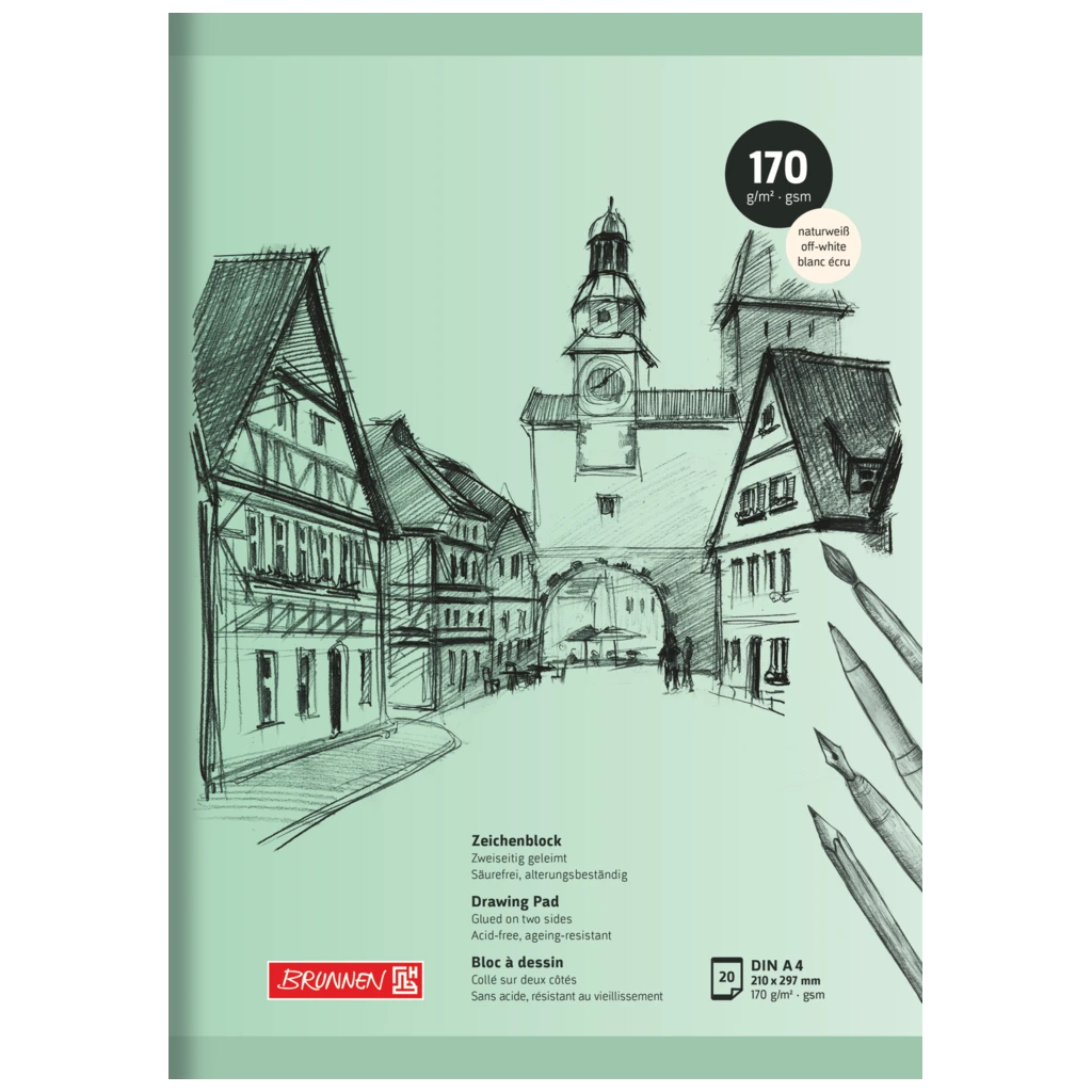 Zeichenblock | A4, 20 Blatt