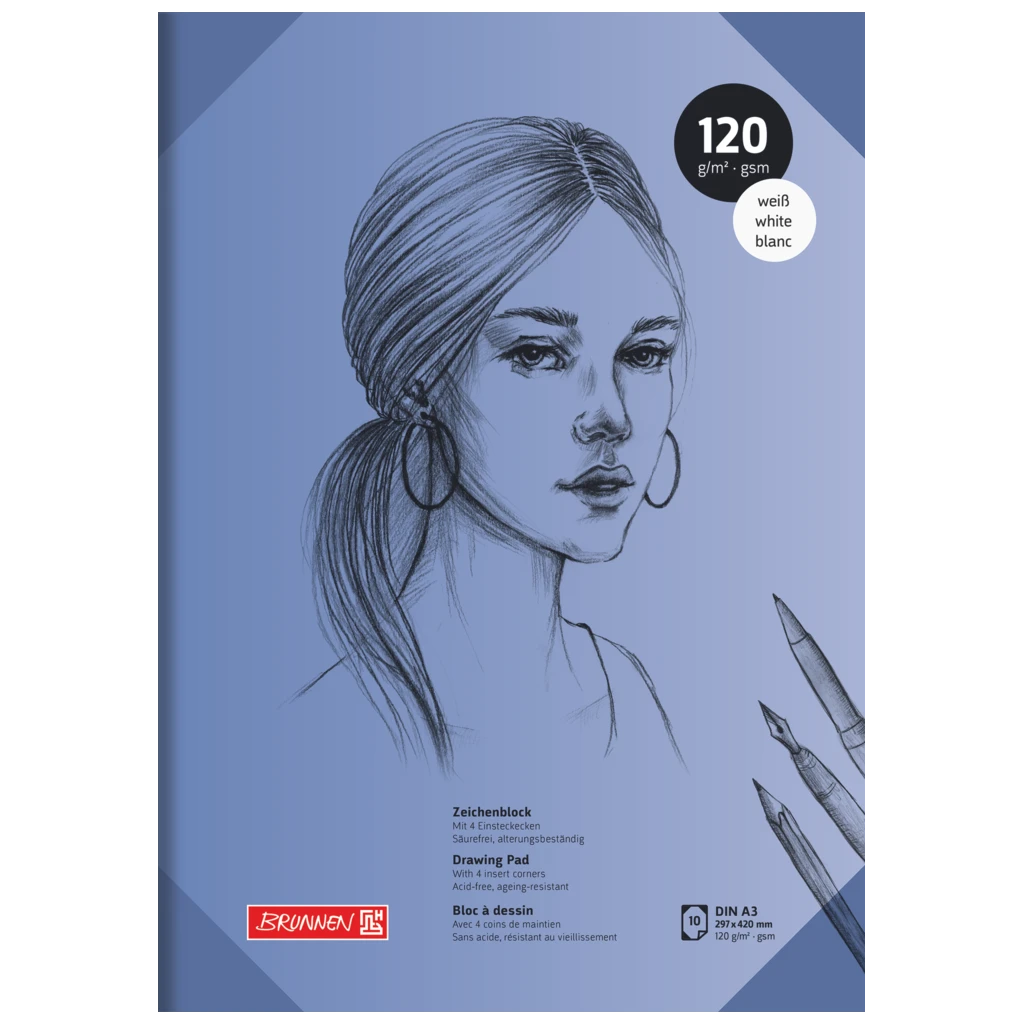 Zeichenblock | A3, 10 Blatt