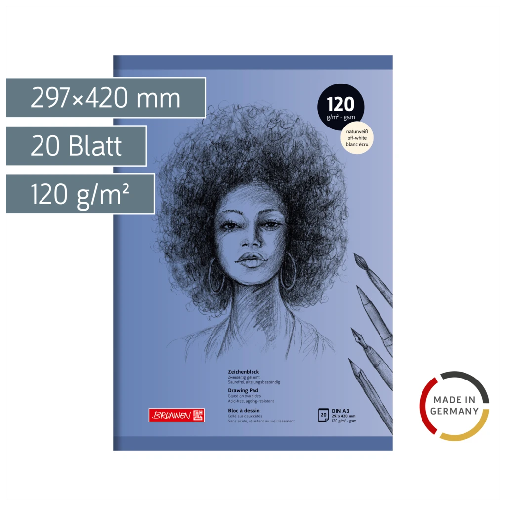 Zeichenblock | A3, 20 Blatt
