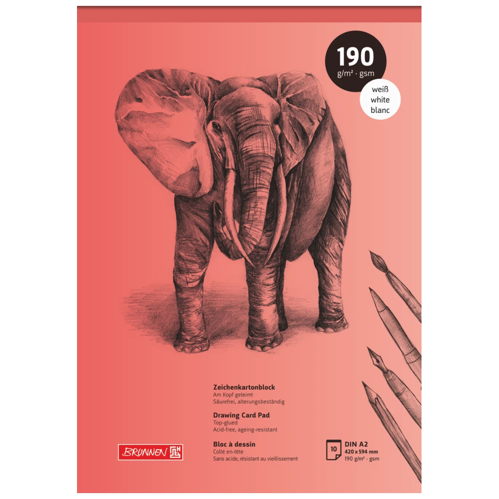 Zeichenkartonblock | A2, 10 Blatt