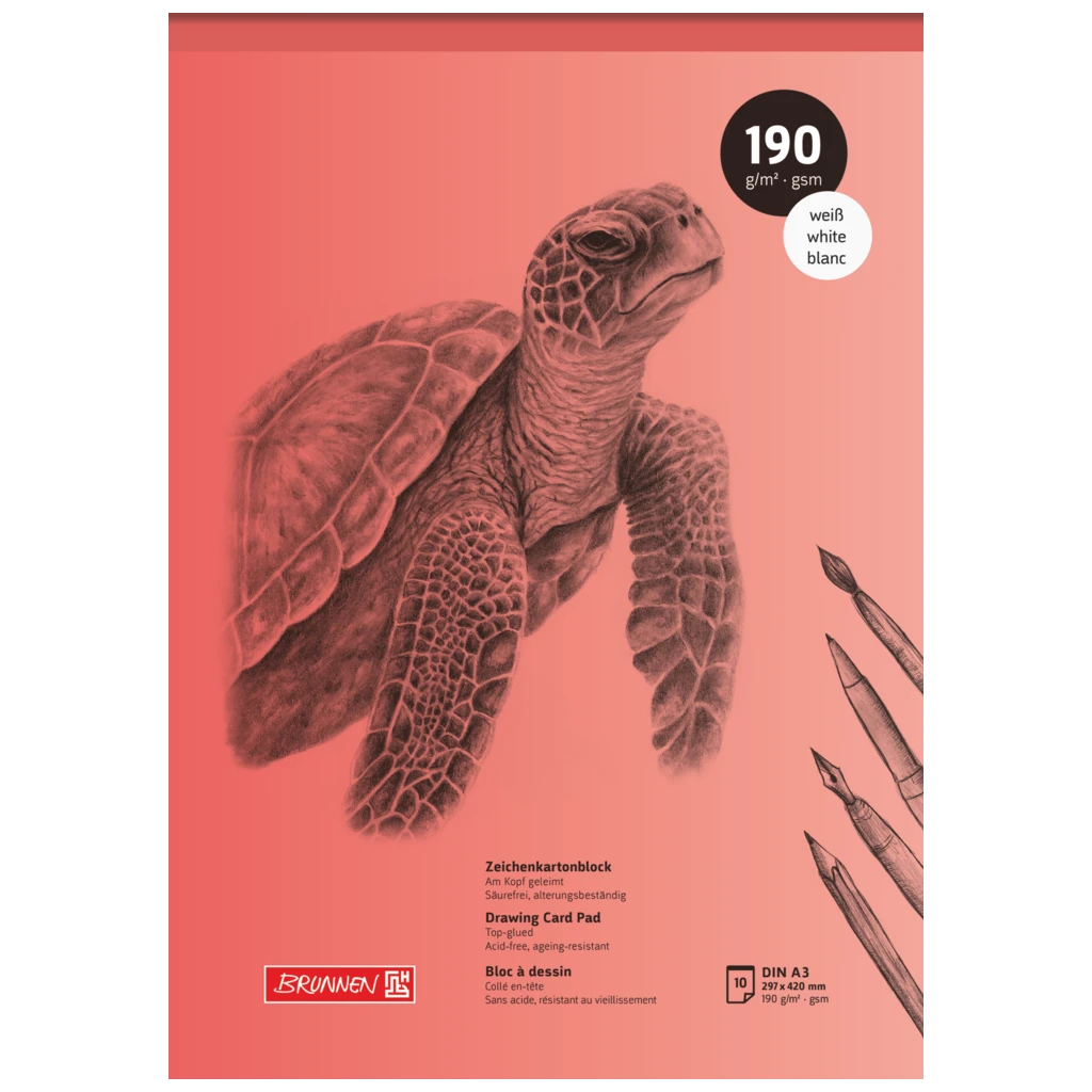 Zeichenkartonblock | A3, 10 Blatt