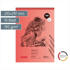 Zeichenkartonblock | A4, 10 Blatt