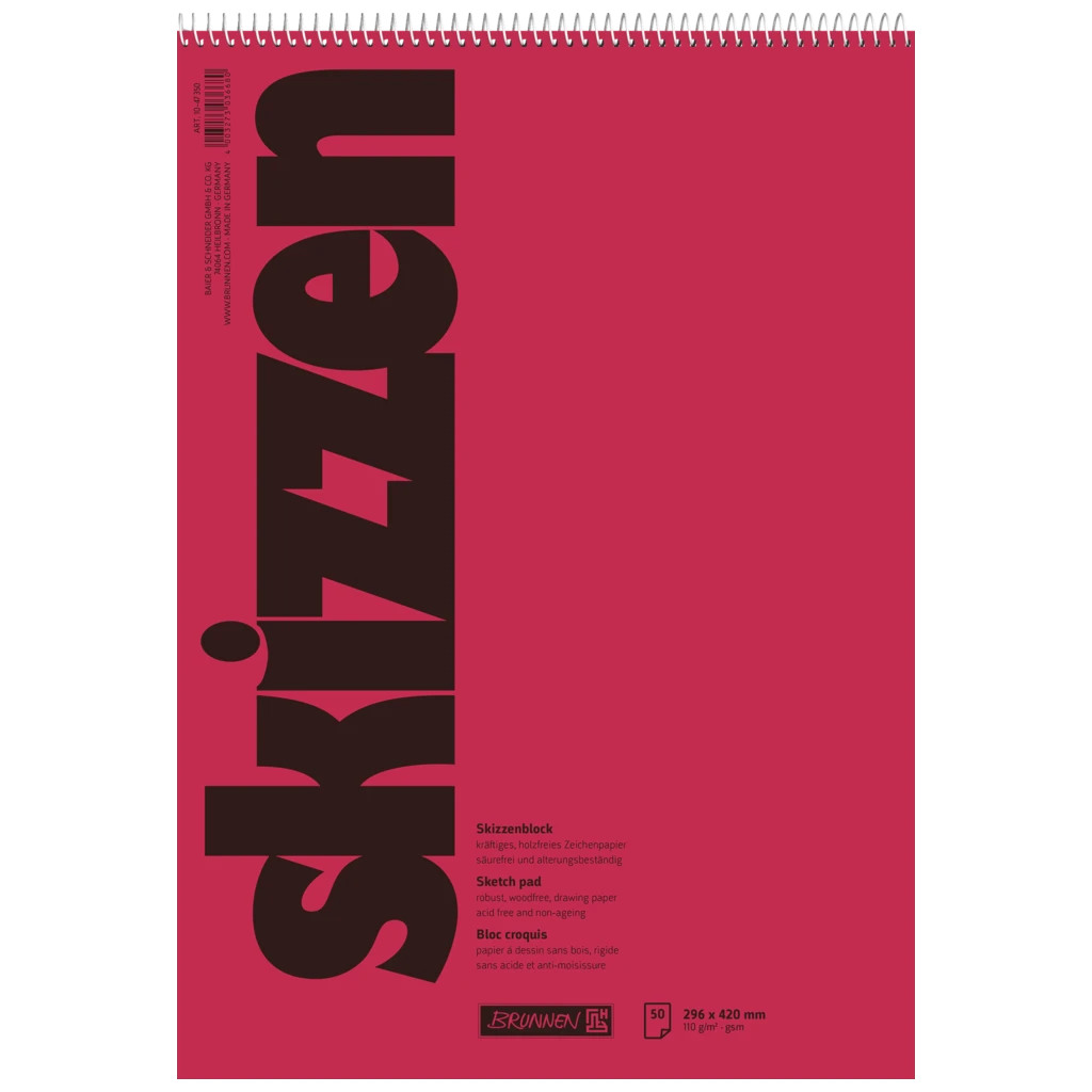 Skizzenblock | A3, 50 Blatt