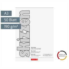 Skizzenblock | A3, 50 Blatt