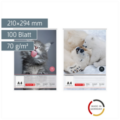 Malblock | A4, 100 Blatt, sortiert