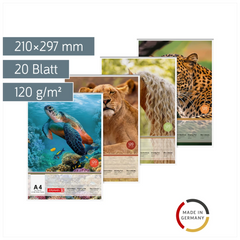 Zeichenblock | A4, 20 Blatt, sortiert