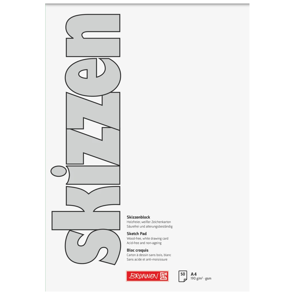 Skizzenblock | A4, 50 Blatt