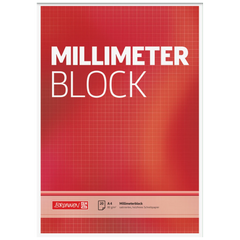 Millimeterblock | A4, kariert, 20 Blatt