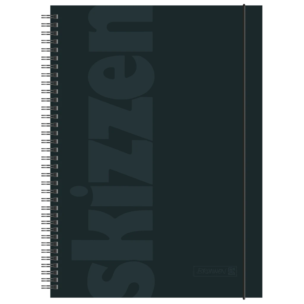 Skizzenbuch | A4, 48 Blatt, schwarz