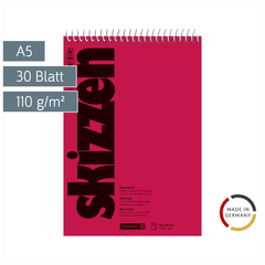 Skizzenblock | A5, 30 Blatt