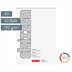 Skizzenblock | A5, 50 Blatt