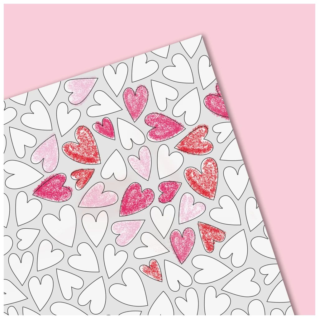 Zeichenblock Fruity Love | A3, 20 Blatt, rosa/rot