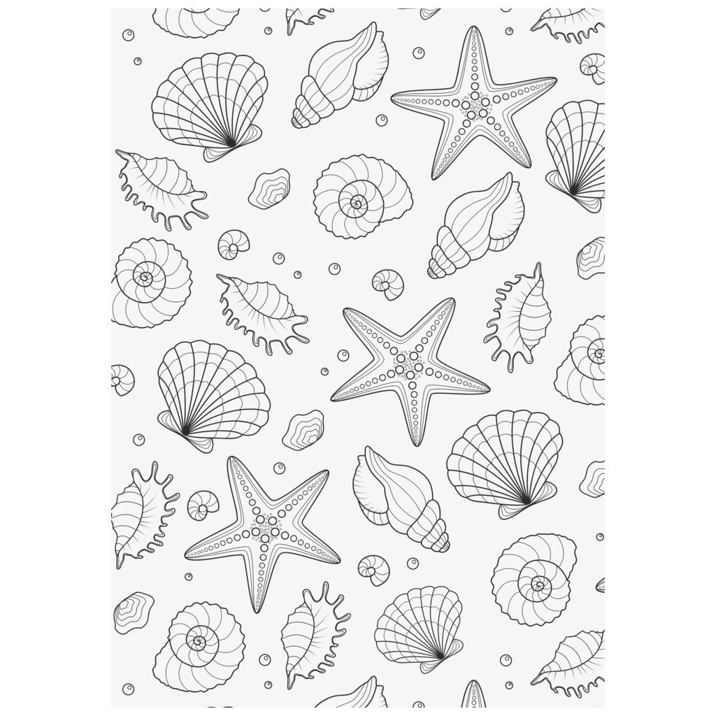 Zeichenblock Sunny Ocean | A3, 20 Blatt, gold/mehrfarbig, pastell