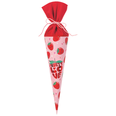 Schultüte Fruity Love | rosa/rot
