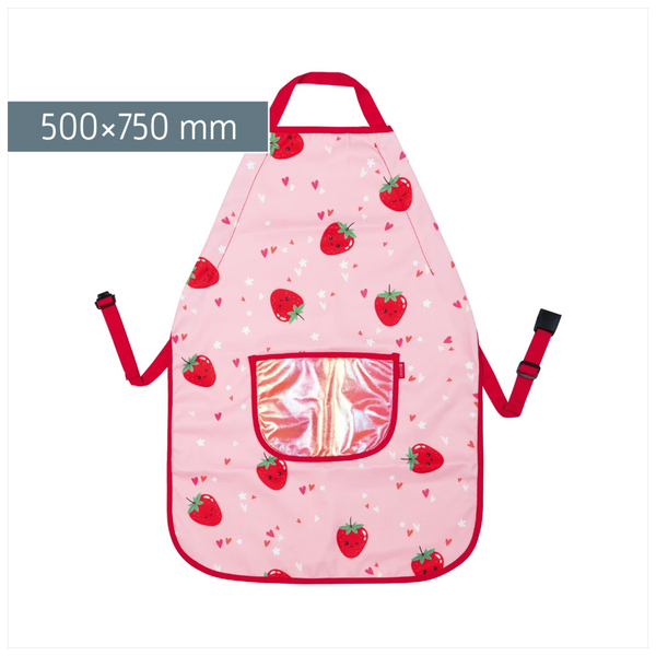 Kinderschürze Fruity Love | rosa/rot