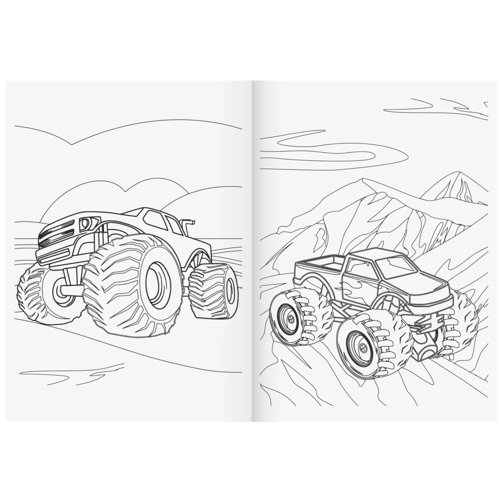 Ausmalheft Fast Wheels | 32 Blatt