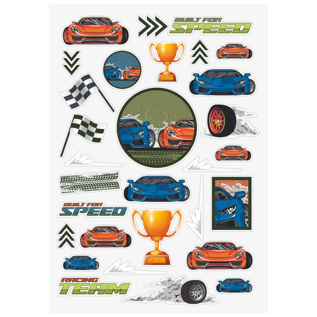 Ausmalheft Fast Wheels | 32 Blatt