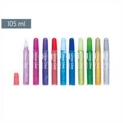 Glitterfarben-Set Glitter Glue | 105 ml